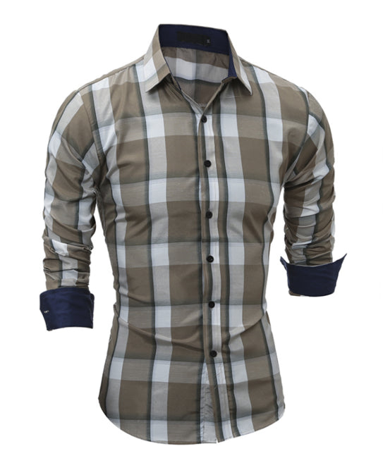 Classic Plaid Dress Shirts