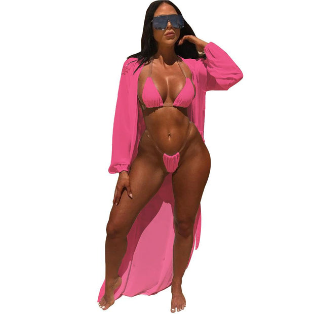 New  Low Waist Two Pieces Bikini Set