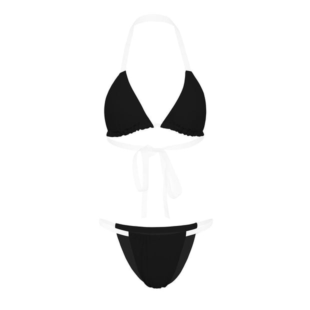 New  Low Waist Two Pieces Bikini Set