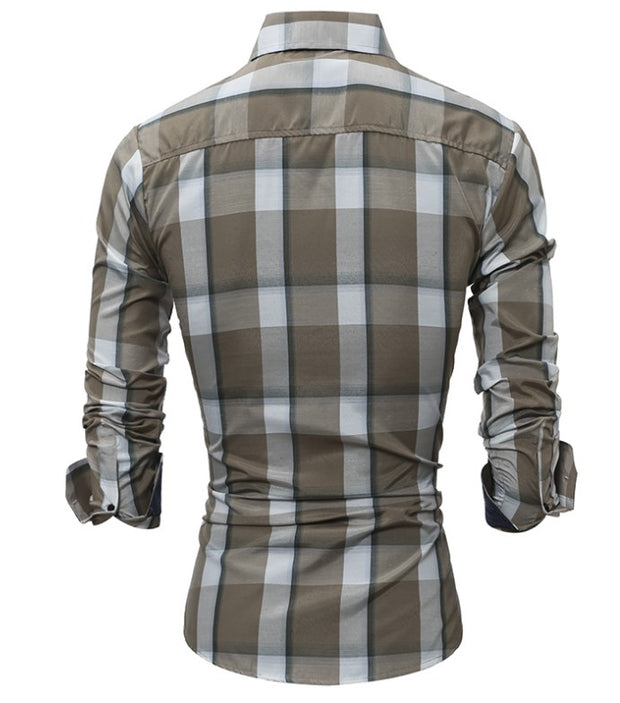 Classic Plaid Dress Shirts