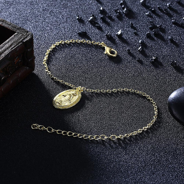 Charm Bracelet in 18K Gold Plated