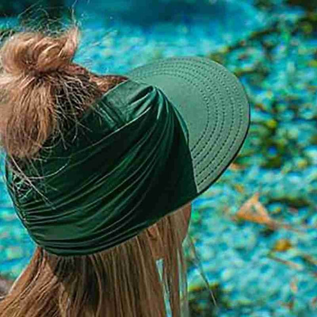 Women's Visor Hallow Top Outdoor Hat