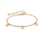 Olive Branch Pav'e Peace 5 PC Bracelet Set