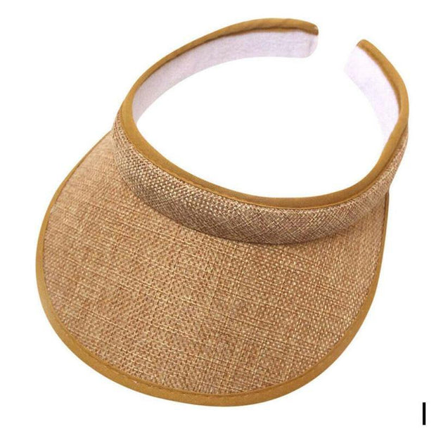 Women's Visor Hallow Top Outdoor Hat