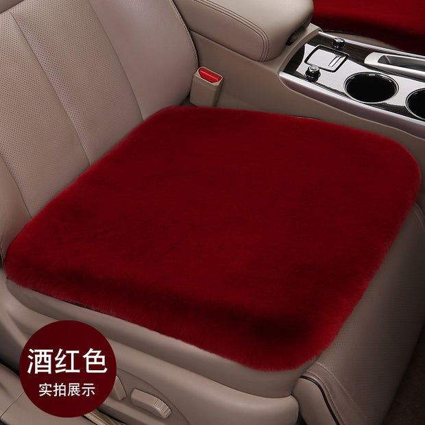 Plush Car Seat Cushion