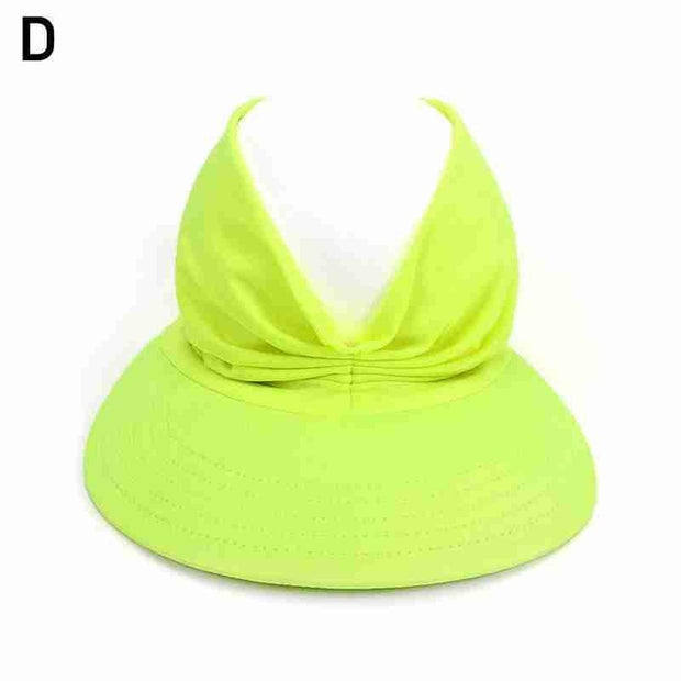 Women's Visor Hallow Top Outdoor Hat