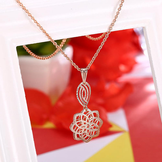 Manfredonia Necklace in 18K Rose Gold Plated