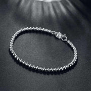 Small Ball Pearl 18K White Gold Plated Bracelet
