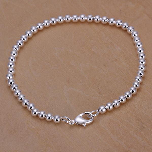 Small Ball Pearl 18K White Gold Plated Bracelet