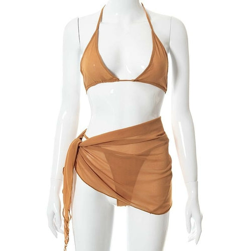 3 Piece Bikini Set Sexy Summer Beach Swimsuit