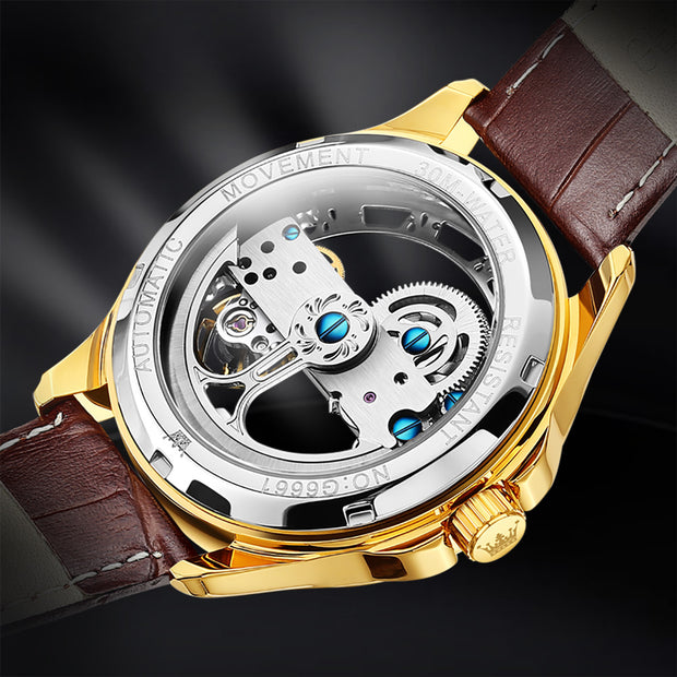 Olevs Luxury Men Watches New Automatic Mechanical Wristwatch