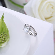 Fluer Sterling Silver Ring