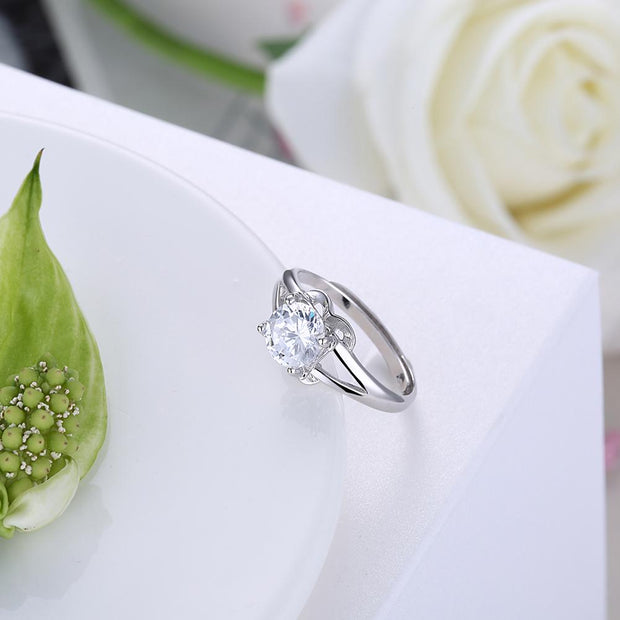 Fluer Sterling Silver Ring