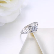 Fluer Sterling Silver Ring
