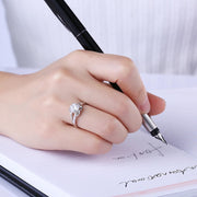 Fluer Sterling Silver Ring