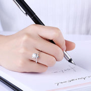 Onyx Stone Sterling Silver Ring