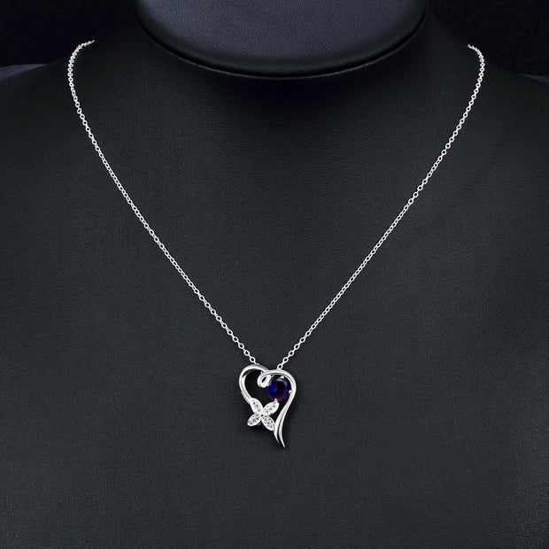 Aix les Bains Necklace in 18K White Gold Plated made with  Crystals