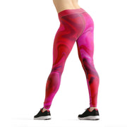 Beverly Red Liquid Leggings