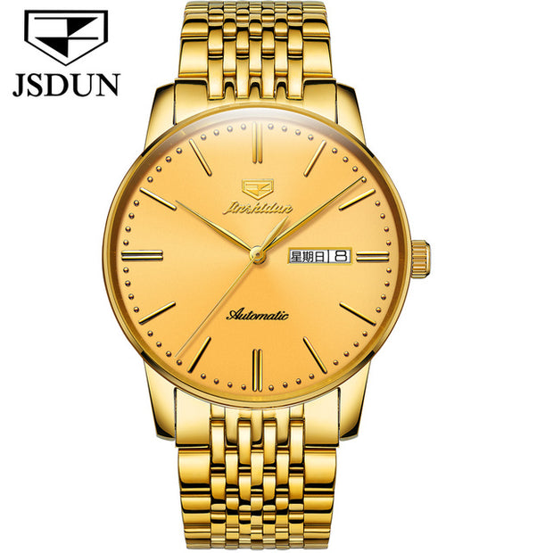 JSDUN Gold Men Automatic Mechanical Watch