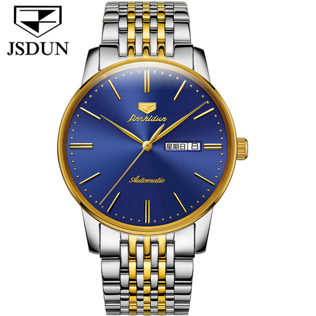 JSDUN Gold Men Automatic Mechanical Watch