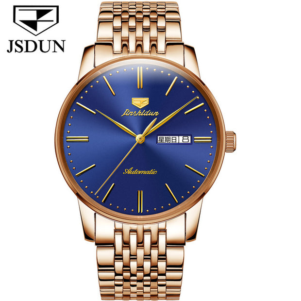 JSDUN Gold Men Automatic Mechanical Watch