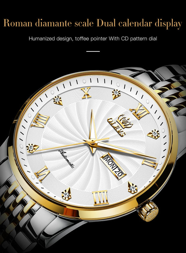 OLEVS Men Mechanical Watch
