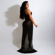 Adogirl Sequins Christmas Party Dress
