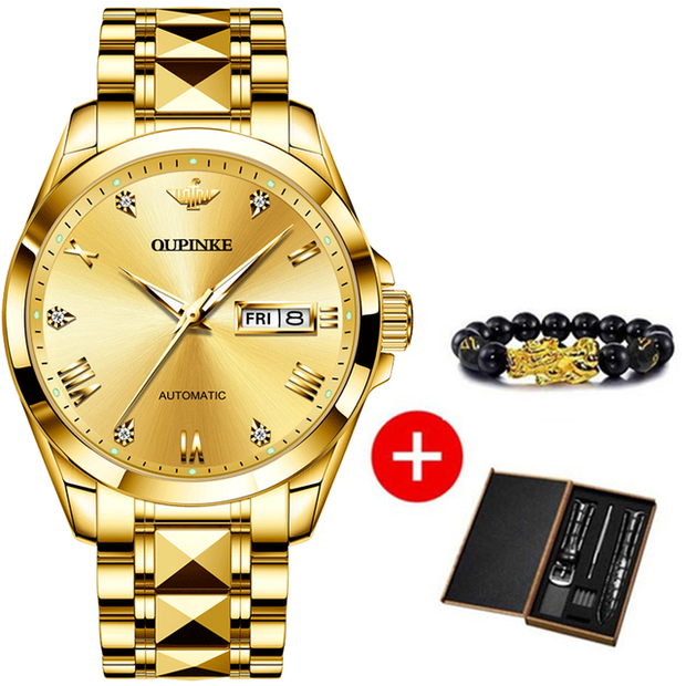 OUPINKE Top Brand Watches Waterproof Luxury Mechanical Watch
